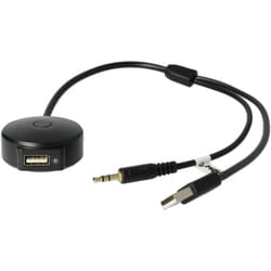 Vhbw - Câble adaptateur aux usb pour radio de voiture (30 cm) compatible avec mini de 01/2004 et après R56 - usb, Bluetooth