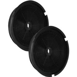 2x Filtres à charbon actif compatible avec Zanker cp 5AWH, cp 10 a 2MBWN, cp 10 a 2MWH, cp 10 a 2MX, cp 5ABK, cp 5ABWN hotte aspirante - 19 cm - Vhbw