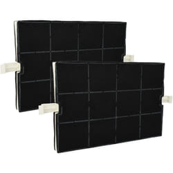 Vhbw - 2x Filtres à charbon actif compatible avec Siemens LZ54050 hotte aspirante - 36,7 x 20,0 x 2,4 cm