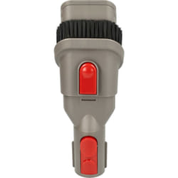 vhbw Brosse combinée 2-en-1 Brosse pour meubles Pinceau suceur compatible avec Dyson V8 Absolute, V8 Advanced, V8 Total Clean aspirateur - 7,7cm