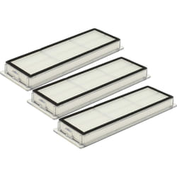 Vhbw - 3x Filtre hepa compatible avec Mova E30 Ultra robot aspirateur - Filtre à air, 15,1 x 4,9 x 1,5 cm
