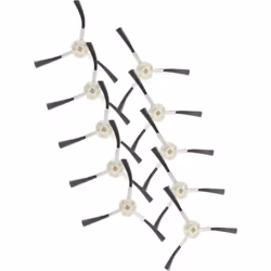 vhbw - the clever way Brosses latérales compatibles pour votre aspirateur - Pièces de rechange idéales pour remplacer les bro ...