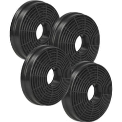 4x Filtres à charbon actif compatible avec Candy ZHW659T, ZHC82661BA, ZHC82662BA hotte aspirante - 10,5 cm - Vhbw