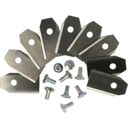 9x Lames compatible avec Mr. Gardener mr 400, mr 1000 tondeuse - Lames de rechange, argenté, acier - Vhbw