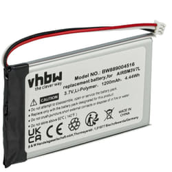 Vhbw - Batterie remplacement pour Autec BH3V7L, AIRBM3V7L pour opérateur télécommande industrielle (1200mAh, 3,7V, Li-polymère, sans boîtier)