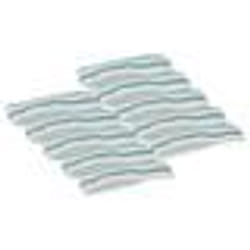 vhbw 10x Housses de rechange remplacement pour Leifheit 51164 51164-5 pour nettoyeur de fenêtres raclette à fenêtres