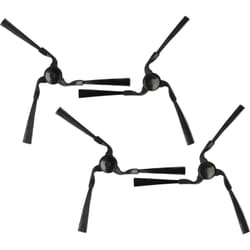 Vhbw - 4x Brosse latérale remplacement pour Miele 9724010, RX1-SB, RX-SB2 pour robot aspirateur - Lot de brosses, gauche/droite, noir