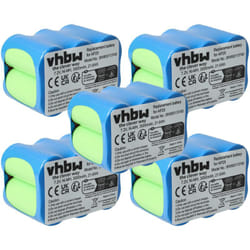 Vhbw - 5x Batterie remplacement pour Pellenc AP25 pour outil électrique (3000 mAh, NiMH, 7,2 v)