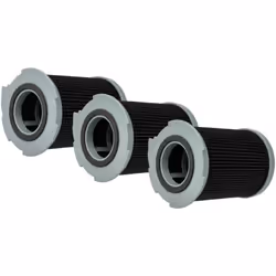 vhbw - the clever way Set de 3x filtre HEPA pour votre aspirateur, robot aspirateur ou nettoyeur vapeur - Gardez la puissance ...