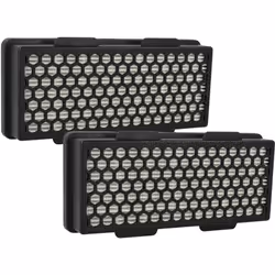 vhbw - the clever way Set de 2x filtre HEPA pour votre aspirateur, robot aspirateur ou nettoyeur vapeur - Gardez la puissance ...