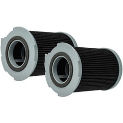 vhbw 2x filtre compatible avec LG VC-7070 CTS, VC-7070 CT, VC-7070 CTR, VC-7070 CP, VC-7070 aspirateur - filtre HEPA gris / noir