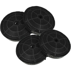 Vhbw - 4x Filtres à charbon actif compatible avec Elica boxin LX/IX/A/120 PRF0114762A, boxin LX/IX/A/60 hotte aspirante - 17,2 cm