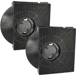 Vhbw - 2x Filtres à charbon actif compatible avec Elica gea lx bl A/60, gea std WH/A/60, gea lx WH.IX/A/60 hotte aspirante - 21,3 x 20,7 x 4,1 cm