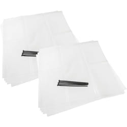 Vhbw - 10x Sacs pour sciures compatible avec Festool VAB-20, CT-VA-20 aspirateur à sciures, dépoussiéreur - Lot de sacs d'aspiration en polyéthylène