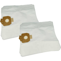 Vhbw - 10x Sacs compatible avec Colombus ST7, 2000, 158 aspirateur - microfibre non tissée, 43cm x 41cm blanc
