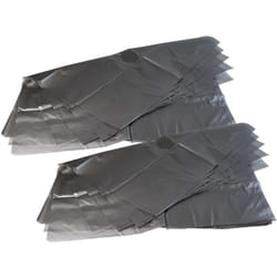 Vhbw - 10x Sacs remplacement pour Makita 195432-5, 0088381369473 pour aspirateur - polyéthylène, 64cm x 66cm gris argenté