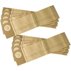 Vhbw - 10x Sacs compatible avec Lindhaus Hepa 380 e, ph 4, Pro Hepa aspirateur - papier filtre, 38,5cm x 10cm marron