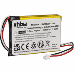 vhbw - the clever way - Batterie de rechange de haute qualité avec une grande autonomie et compatible avec votre casque audi ...