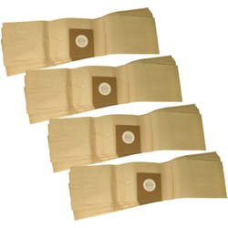 20x Sacs compatible avec Comac ca 15, Eco plus 15 aspirateur - papier filtre, 63cm x 15cm marron - Vhbw