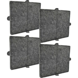 4x Filtres à charbon actif compatible avec Miele da 403, da 400, da 402, da 399-7, da 399-7 ext, da 399-5, da 399-6, da 399 hotte aspirante - Vhbw