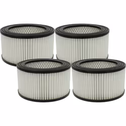 vhbw - the clever way Set de 4x filtre HEPA pour votre aspirateur de cendres - Gardez la puissance d'aspiration en changeant  ...