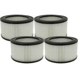 Vhbw - 4x filtre remplacement pour TecTake 400563 pour aspirateur de cendres - filtre hepa noir / blanc