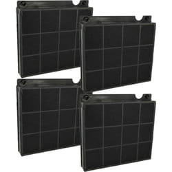 Vhbw - 4x Filtres à charbon actif compatible avec Elica Circus Plus, circus IX/A/60, circus IX/A/70, circus IX/A/90, circus ISIX/A/90 hotte aspirante