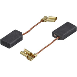 vhbw 2x balais charbon 5 x 10 x 17,5 mm compatible avec Fein MF 14-180 appareil de polissage, meuleuse d'angle