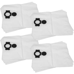 20x Sacs remplacement pour Milwaukee 4932352306 pour aspirateur - toison, volume de 25 l, 54cm x 41cm blanc - Vhbw