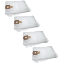 Vhbw - 20x Sacs compatible avec Nilfisk VAC1320, VAC1120, WD135, VAC1335, WD120 aspirateur - microfibre non tissée, 53,3cm x 39,8cm blanc