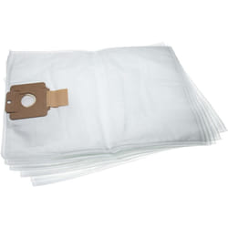Vhbw - 5x Sacs compatible avec Nilfisk ELIMINATOR1, IQ215, EWD300S, gwd 325, VAC1120 aspirateur - microfibre non tissée, 53,3cm x 39,8cm blanc