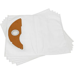 Vhbw - 5x Sacs remplacement pour Starmix fbv 22, 454870 pour aspirateur - microfibre non tissée, 49cm x 42cm blanc