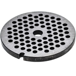 Grille taille 32 compatible avec kbs hachoir à viande - Diamètre des trous 6mm, trou central 13,4mm, acier - Vhbw