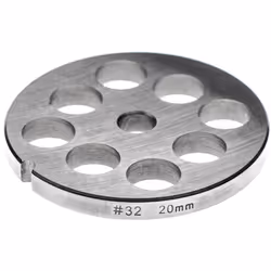 vhbw - the clever way Grille de hachoir à viande de rechange - Diamètre de la grille : 99,5mm - Diamètre du trou central : 13 ...