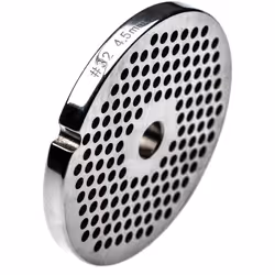 vhbw - the clever way Grille de hachoir à viande de rechange - Diamètre de la grille : 99,5mm - Diamètre du trou central : 13 ...
