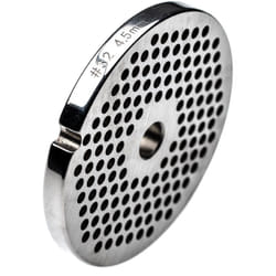 vhbw Grille taille 32 compatible avec Caso hachoir à viande - Diamètre des trous 4,5mm, trou central 13,4mm, acier inoxydable