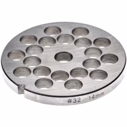 vhbw - the clever way Grille de hachoir à viande de rechange - Diamètre de la grille : 99,5mm - Diamètre du trou central : 13 ...