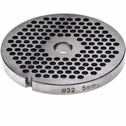 vhbw - the clever way Grille de hachoir à viande de rechange - Diamètre de la grille : 99,5mm - Diamètre du trou central : 13 ...