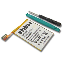 vhbw Batterie remplacement pour Apple LIS1495APPCC, 616-0621 pour lecteur de musique MP3 (1030mAh, 3,7V, Li-ion)