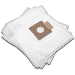vhbw 10x Sacs compatible avec Volta Dolphin Plus U 5002, U 5003 aspirateur - 32cm x 24cm blanc