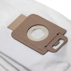 Vhbw - 5x Sacs compatible avec Nilfisk P12, P10, Life, eco, King Hygienic, Cleaner aspirateur - microfibre non tissée, 30cm x 17cm blanc