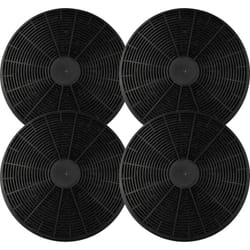 Vhbw - 4x Filtres à charbon actif compatible avec Schneider i 3-40 a+ wtz, sl 10 90 abtz, sl i 4-90 a++ ixtz, SCHG5261BX hotte aspirante - 17,5 cm