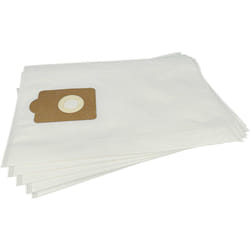 vhbw 5x Sacs compatible avec Fakir/Nilco GS 1700, GS 1725, Phönix aspirateur - microfibre non tissée, volume de 20 l, 47cm x 30cm blanc