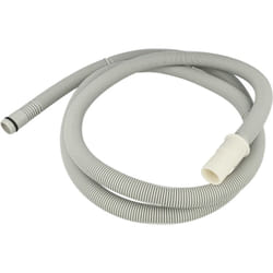 Vhbw - Tuyau de vidange compatible avec Bosch SMD63M02EU, SMD53M86EU, SMD69M14EU, SMD63M04EU, SMD69M54EU lave-vaisselle - 19mm, gris, 2,3m