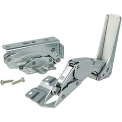 vhbw 2x Charnière de porte compatible avec De Dietrich RG6233F11, RG6234E1, RG6234E20, RG6234E10, RG6234E11 réfrigérateur - Kit réparation