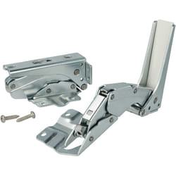 2x Charnière de porte compatible avec Siemens KI20RV60, KI21RAF30G, KI20RV62, KI21RAF30, KI21RVFE0 réfrigérateur - Kit réparation - Vhbw