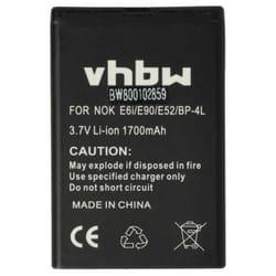 vhbw Batterie remplacement pour ZTE U288G pour téléphone portable (1700mAh 37V Li-ion)