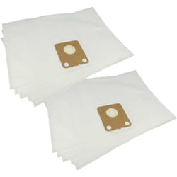 Vhbw - 10x Sacs remplacement pour Vermop 7441 pour aspirateur - microfibre non tissée, 31,5cm x 41,5cm blanc