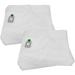 Vhbw - 10x Sacs remplacement pour Numatic NVM-4BH, 604019 pour aspirateur - microfibre non tissée, 76cm x 63cm blanc