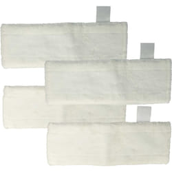 Vhbw - 4x Housses de rechange remplacement pour Kärcher 2.863-259.0 pour nettoyeur à vapeur, balai vapeur - microfibre, blanc
